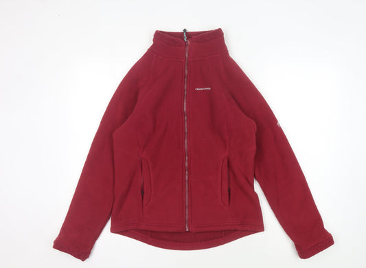 Craghoppers Women's Red Fleece Jacket Size 10