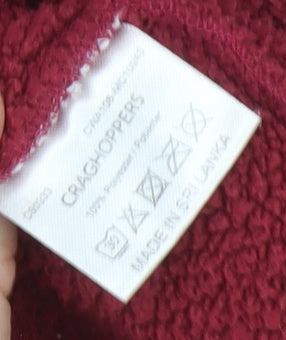 Craghoppers Women's Red Fleece Jacket Size 10