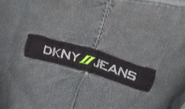 DKNY Jeans Women's Green Blazer, Size S, Casual Style