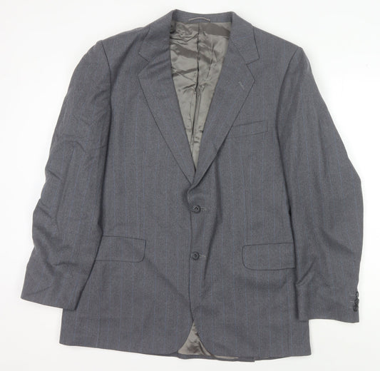 Magee Men's Grey Wool Blazer, Size 40 Regular Fit