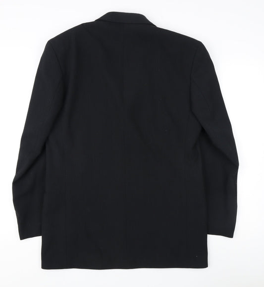 Daniel Hechter Men's Black Blazer Jacket Size 38R