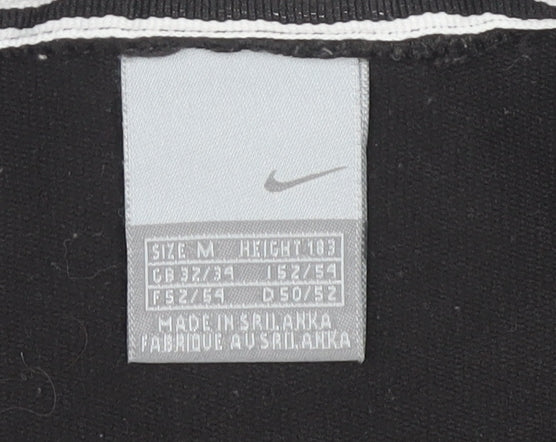 Nike Unisex Black Bomber Jacket Medium Casual