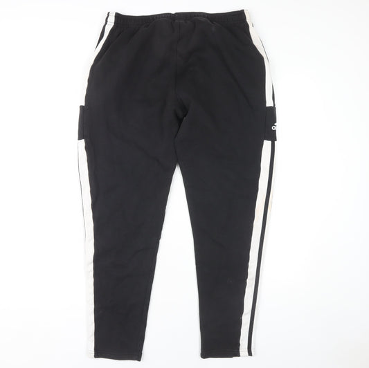Adidas Men's Black Jogger Trousers L