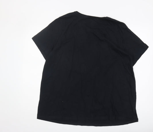 Disney Black Minnie Mouse Women's T-Shirt 3XL