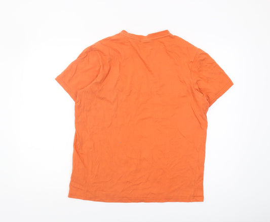 Ellesse Men's Orange Crew Neck T-Shirt M