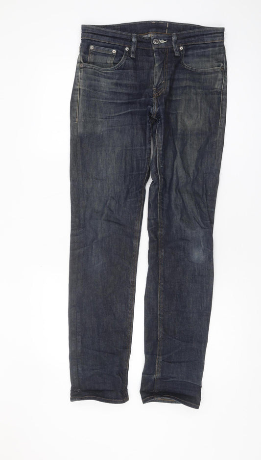 Levi's Men's Blue Skinny Jeans Size 30 Dark Denim