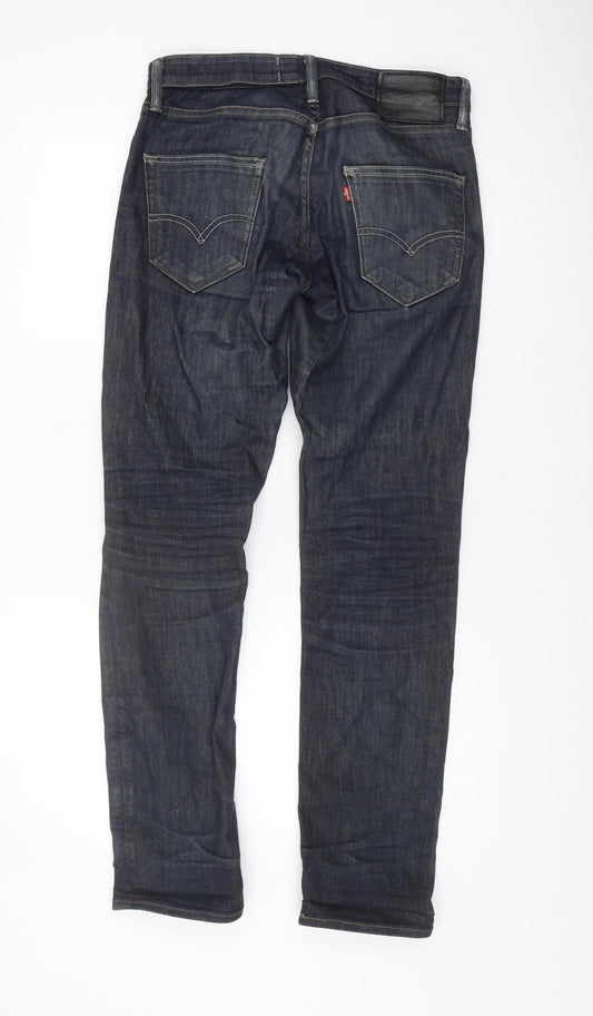 Levi's Men's Blue Skinny Jeans Size 30 Dark Denim