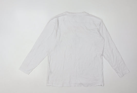 French Connection Boys White Long Sleeve T-Shirt 14 Years