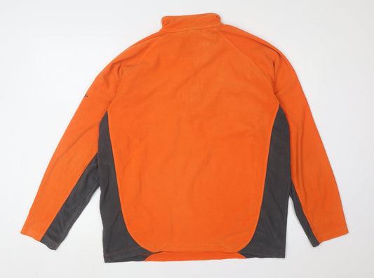 Trespass Men's Orange Fleece Pullover Sweatshirt L