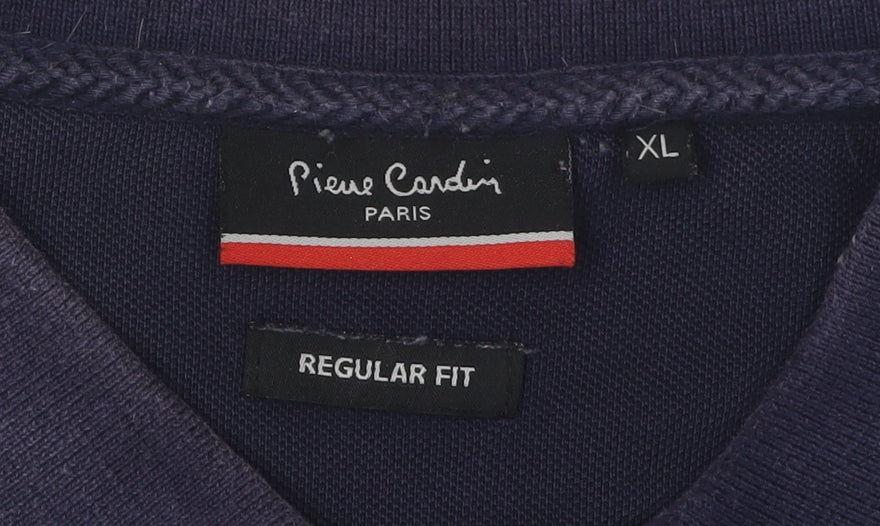 Pierre Cardin Men's Blue Polo XL Regular Fit