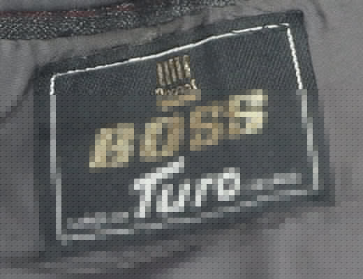 Hugo Boss Men's Black Regular Fit Trousers - Size 39