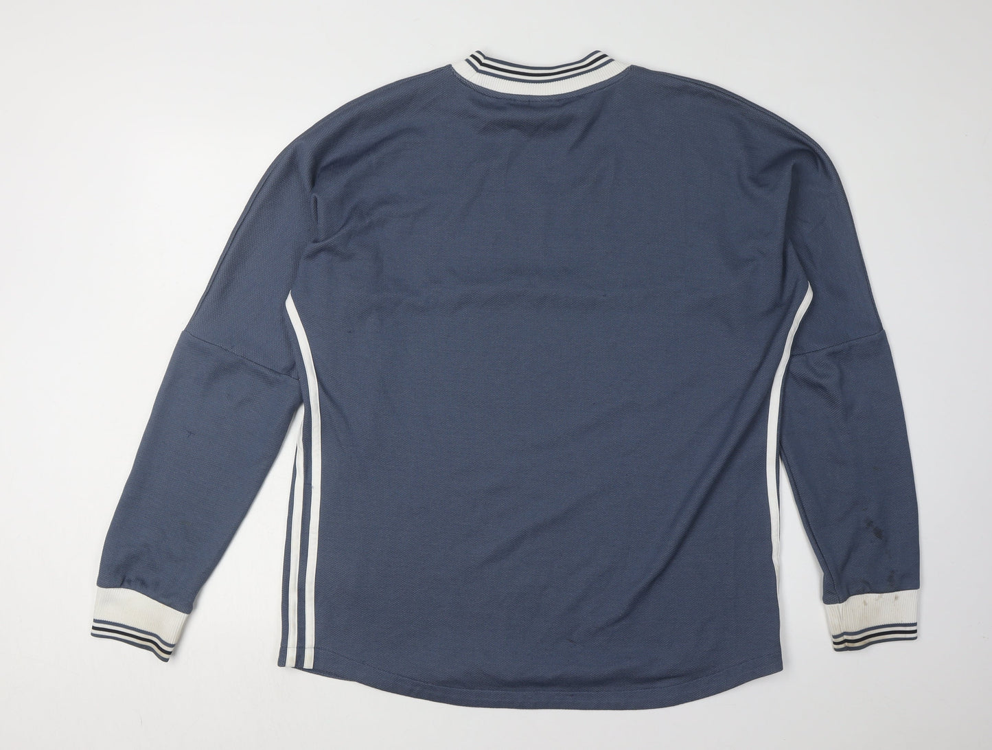Adidas Men's Blue Pullover Sweatshirt Medium