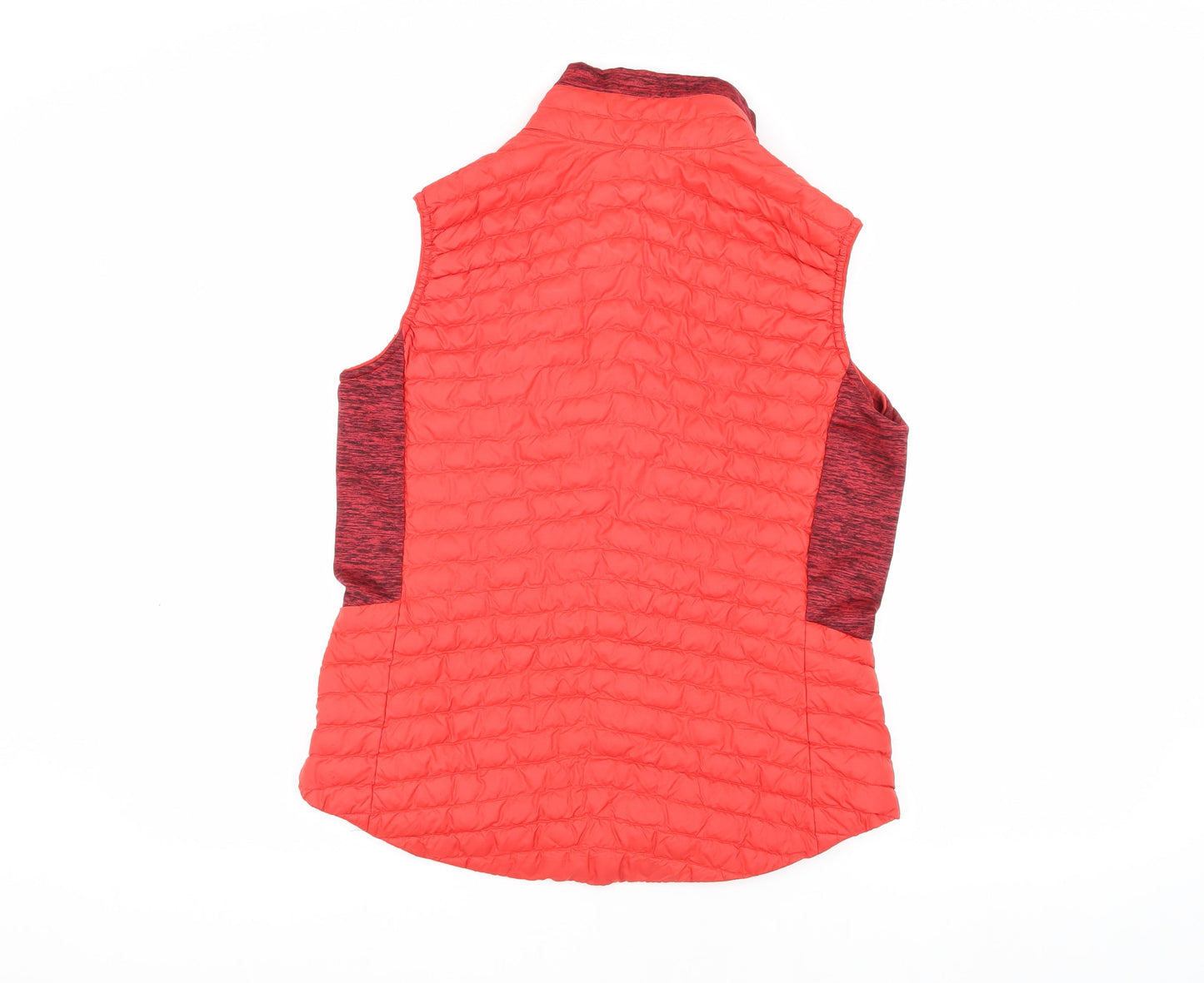 Nike Men's Red Puffer Waistcoat L - Sports Style