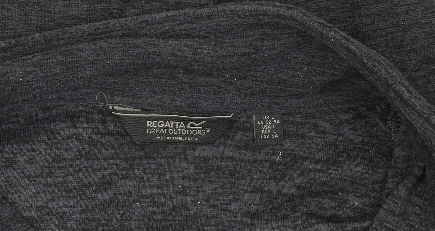 Regatta Men's Black 1/4 Zip Basic Jacket L