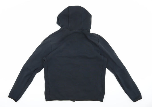 Nike Men's Black Full Zip Hoodie - Medium