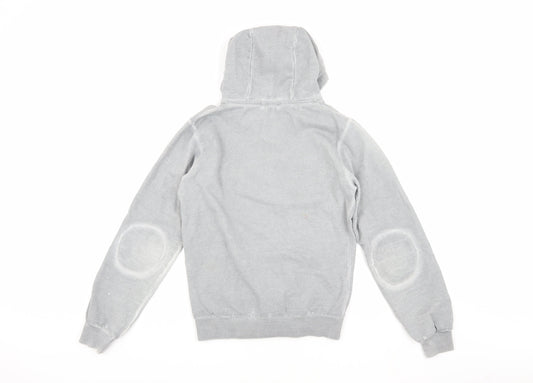 Geographical Norway Men's Grey Hooded Jacket S