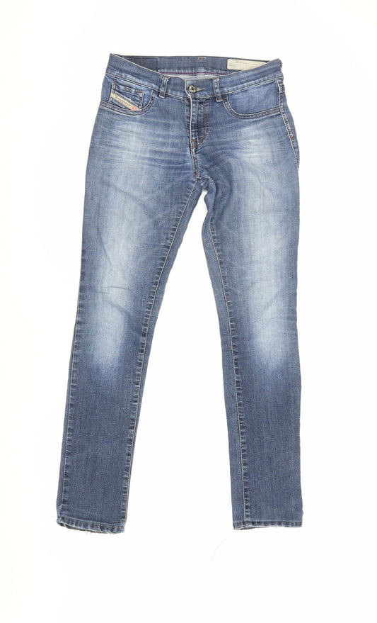 Diesel Women's Slim Blue Jeans Size 6 Low Rise