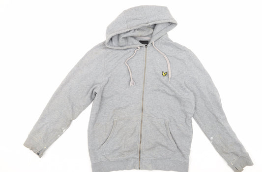 Lyle & Scott Men's Grey Hooded Jacket Size L
