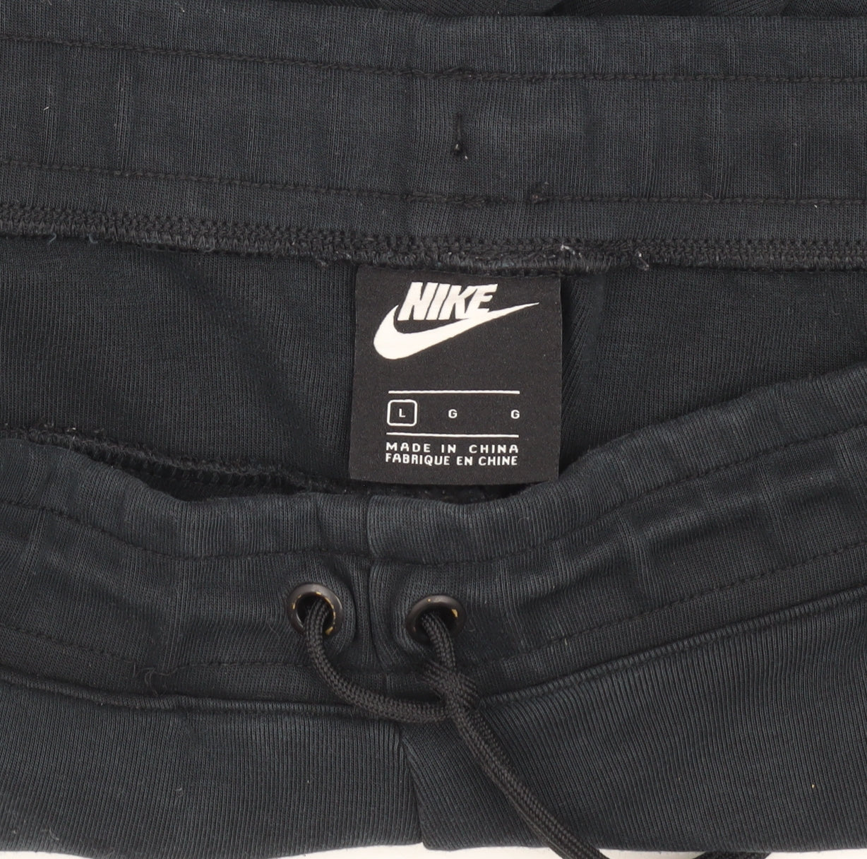 Nike Men's Black Jogger Trousers, Size L, Sporty Fit