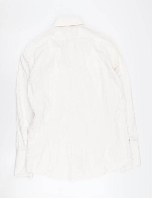 Charles Tyrwhitt Men's White Dress Shirt, Extra-Slim Fit