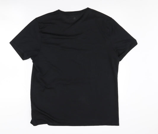 Zella Unisex Black T-Shirt L - Athletic Fit