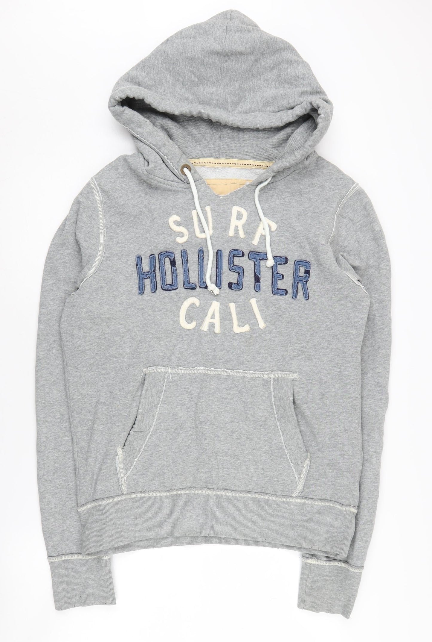 Hollister Grey Men's M Pullover Hoodie
