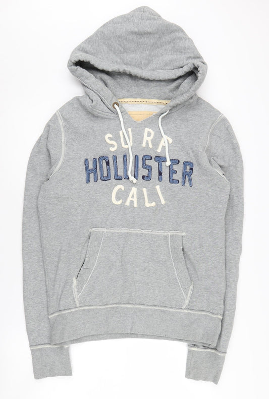 Hollister Grey Men's M Pullover Hoodie