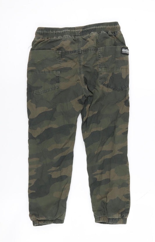 Next Boys' Camouflage Jogger Trousers, 7 Years, Elastic Waist