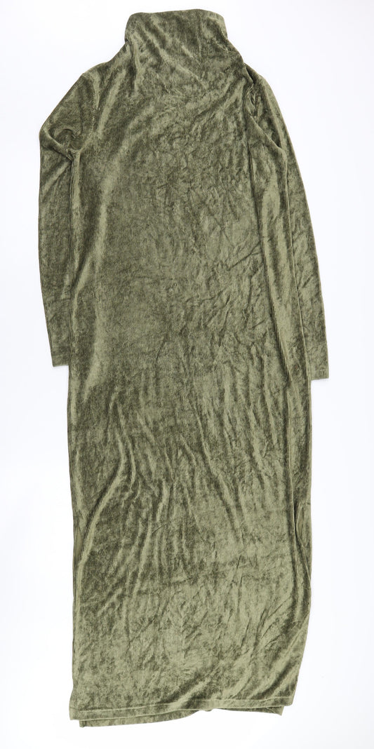 United Colors of Benetton Women's Long Green Dress S