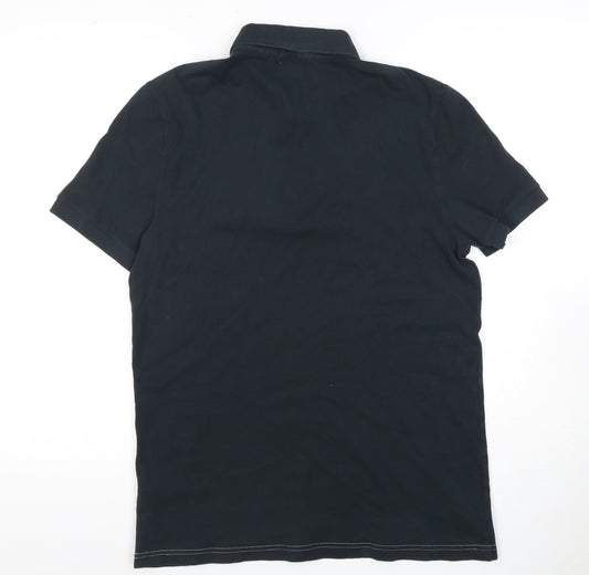 Hugo Boss Men's Black Slim Fit Polo Shirt M