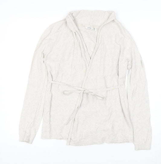 FatFace Women's Beige Wrap Jumper, Size 8