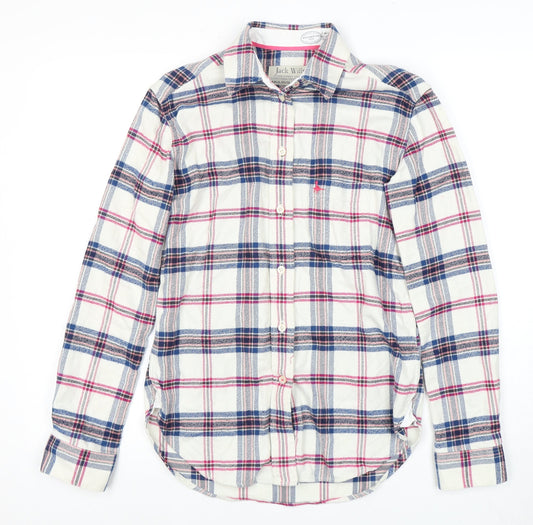 Jack Wills Women's Multicoloured Plaid Button-Up Shirt