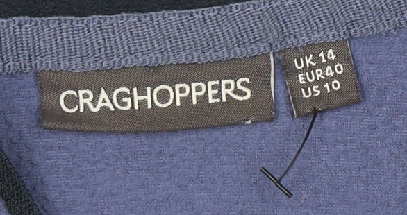 Craghoppers Women's Blue Fleece Sweatshirt UK 14