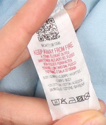 McKenzie Boys Blue T-Shirt, 7-8Y, Short Sleeve, Casual Wear