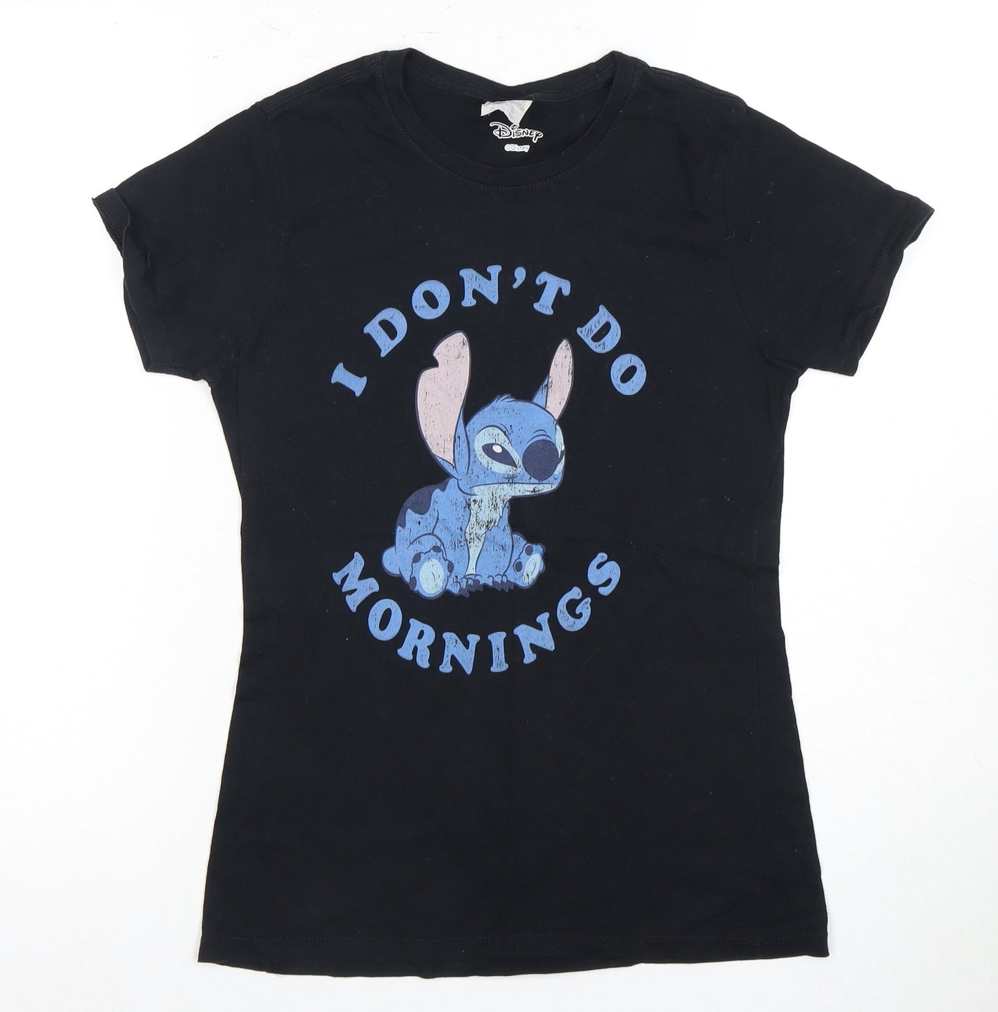 Port & Company Women XS Black Cartoon T-Shirt