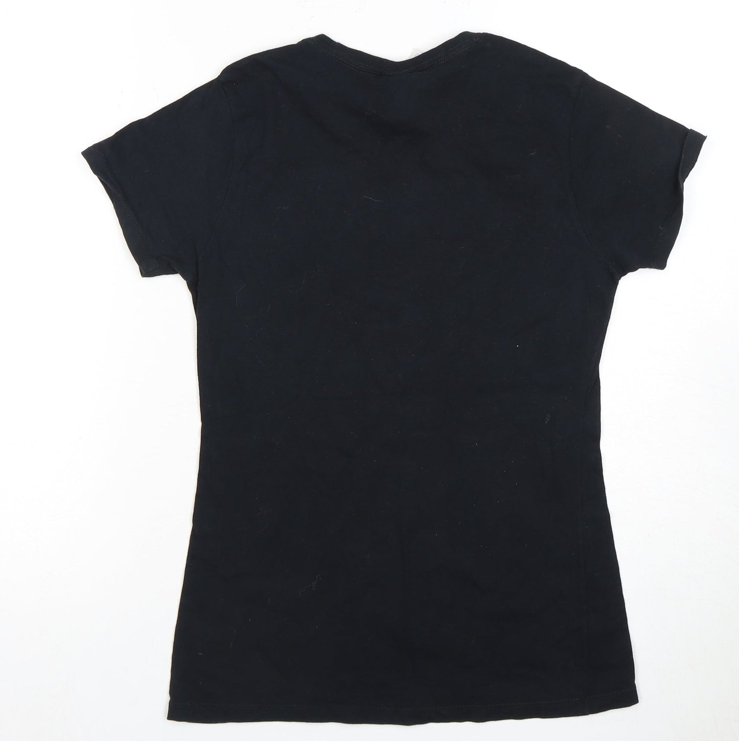 Port & Company Women XS Black Cartoon T-Shirt