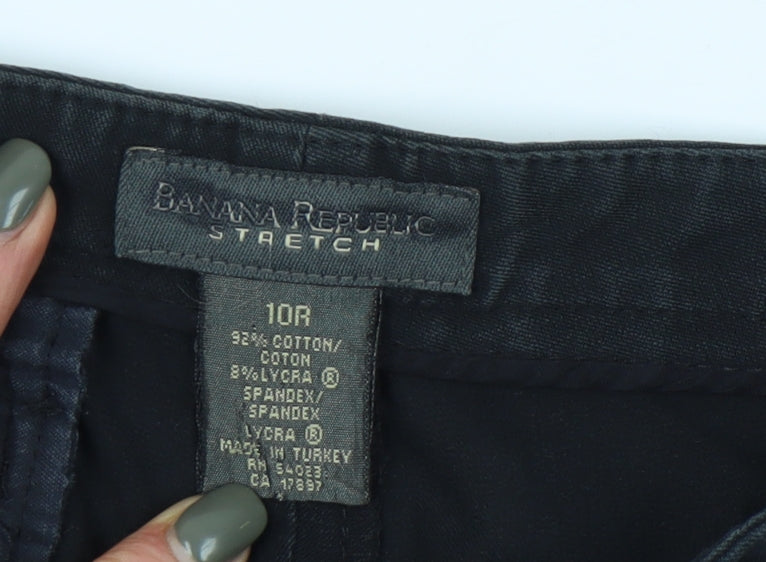 Banana Republic Women's Black Trousers, Size 10, Stretch