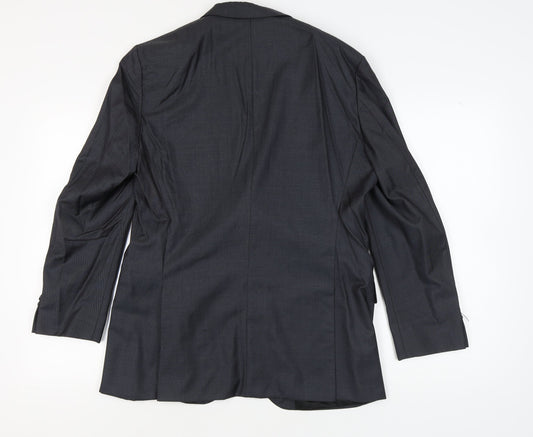 Hugo Boss Men's Black Blazer 40R Classic Jacket