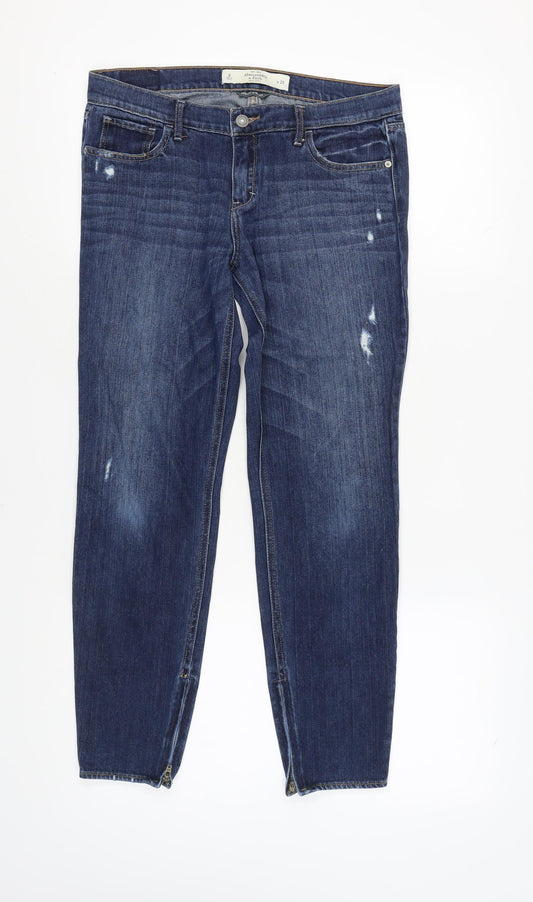 Abercrombie & Fitch Women's Blue Skinny Jeans Size 8
