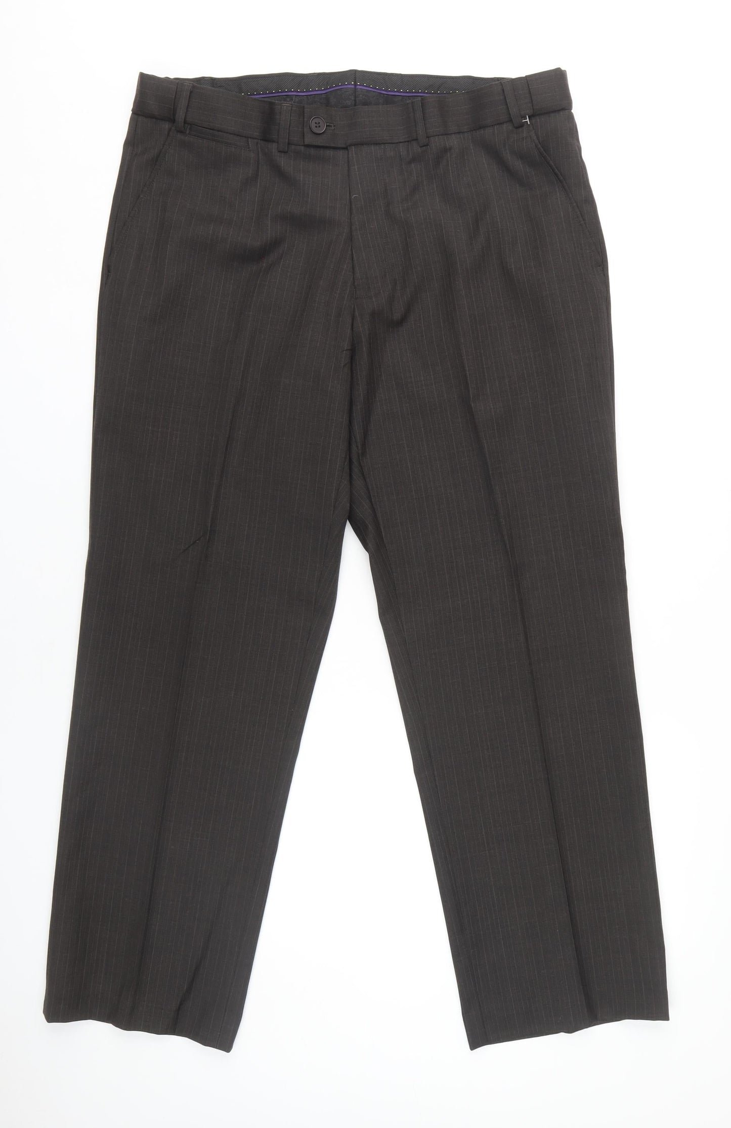 Jeff Banks Men's Black Dress Trousers 38L