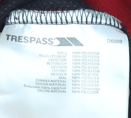 Trespass Men's Red Fleece Jacket L, Waterproof