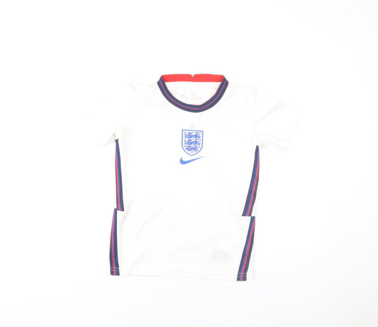 Nike Boys White Football Jersey 2XS - Lightweight & Stylish