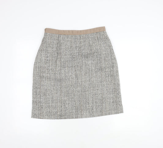 Laura Ashley Women's Multicoloured Wool Skirt Size 12