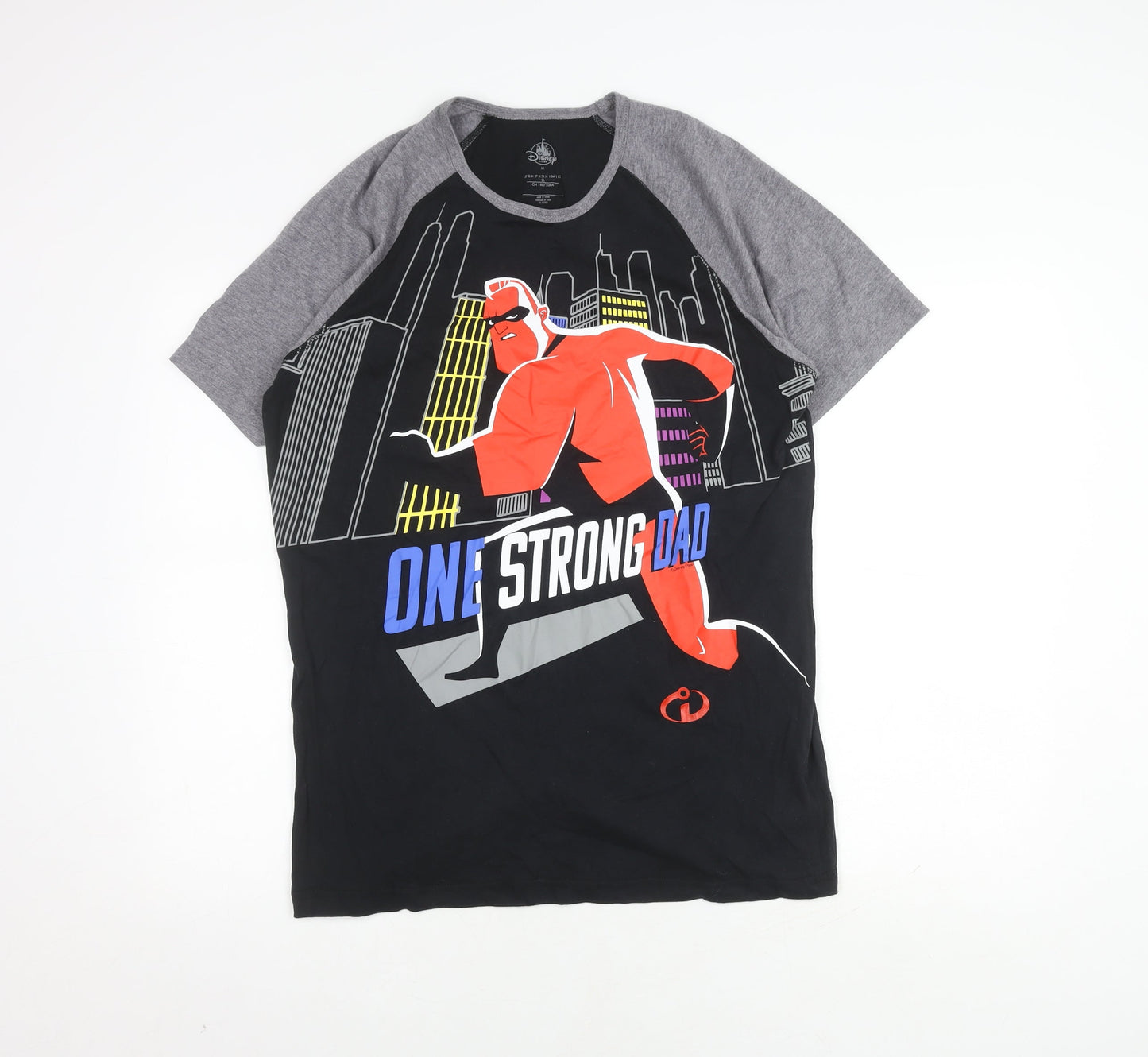 Disney Store Men's Black M T-Shirt Graphic The Incredible