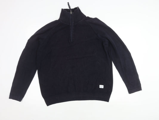 Jack & Jones Men's Blue Pullover Sweatshirt M