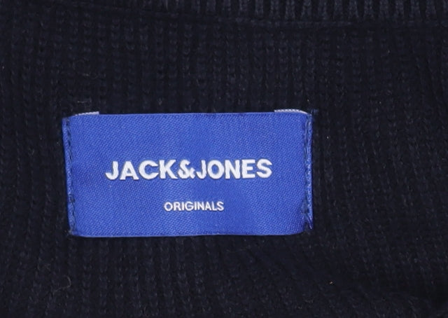 Mens UK M Regular JACK & JONES Blue Pullover Sweatshirt