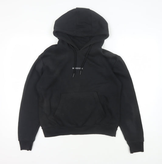 McKenzie Men's Black XS Pullover Hoodie with Logo