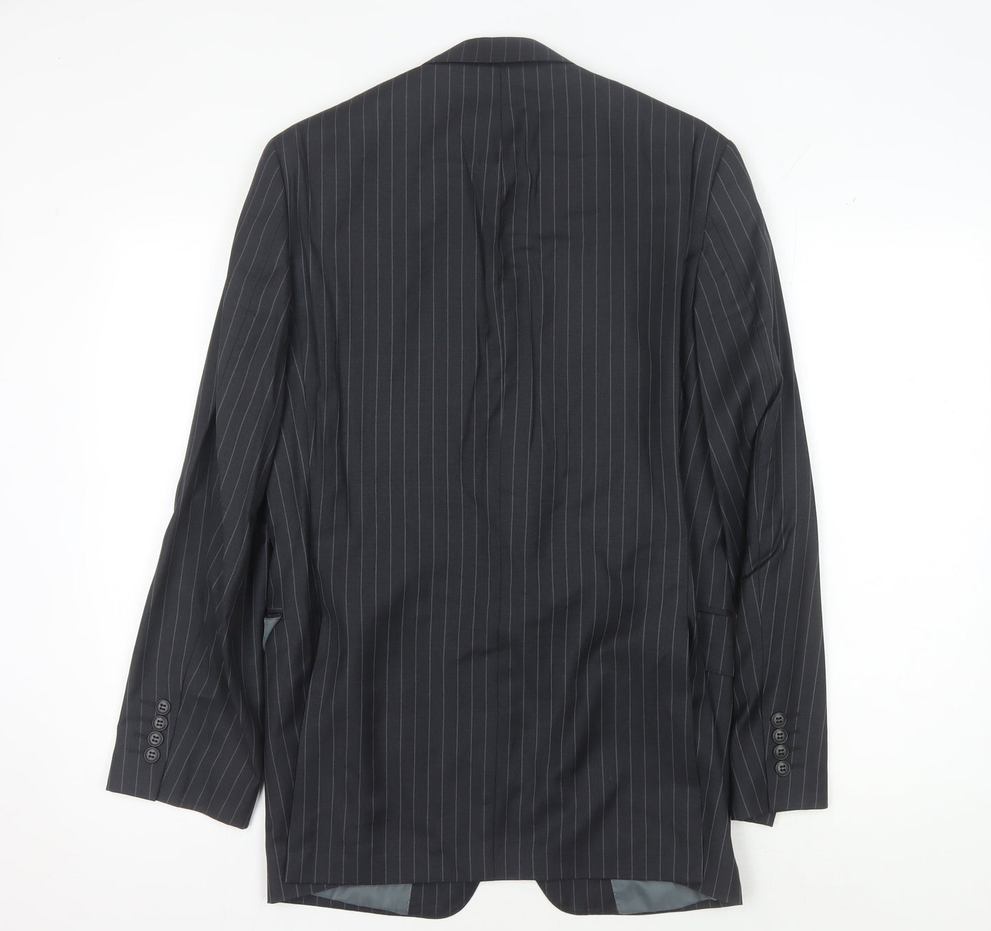 Austin Reed Men's Grey Striped Jacket 38 R Business