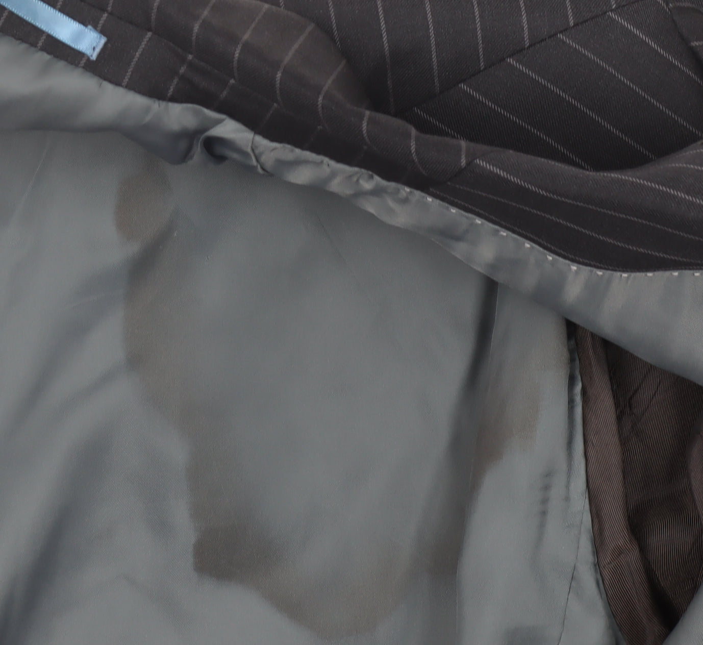 Austin Reed Men's Grey Striped Jacket 38 R Business