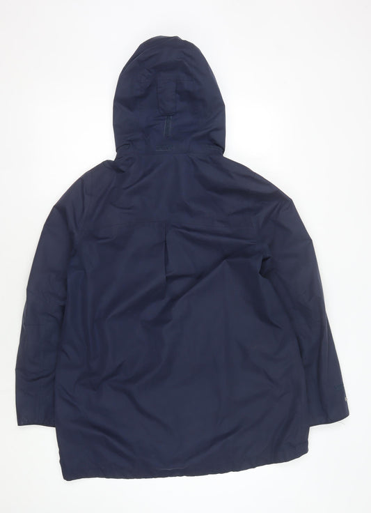 Craghoppers Women's Blue Rain Jacket, Size 10, Waterproof